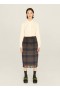 Alina Blanket Wool Skirt Brown Multi | Women’s YMC