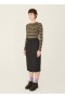 Alina Wadded Skirt Black | Women’s YMC