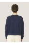 Almost Grown Fleece Sweatshirt Navy | Women’s YMC