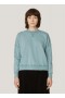 Almost Grown Loopback Cotton Sweatshirt Blue | Women’s YMC