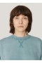 Almost Grown Loopback Cotton Sweatshirt Blue | Women’s YMC