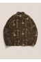 Beach Jacquard Fleece Jacket Brown Multi | Men’s YMC