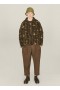 Beach Jacquard Fleece Jacket Brown Multi | Men’s YMC