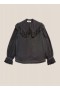 Blossoms Shirt Black | Women’s YMC