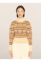 Bryter Fair Isle Jumper Cream Multi | Women’s YMC