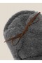 Cableami Boa Fleece Aviator Hat Grey | Men’s YMC