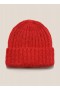 Cableami Mohair Beanie Hat Red | Men’s YMC