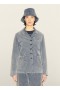 City Evo Dyed Cord Jacket Blue | Women’s YMC