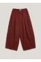 Deadbeat Cotton Twill Trousers Burgundy | Women’s YMC