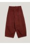 Deadbeat Cotton Twill Trousers Burgundy | Women’s YMC