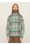 Dean Wool Shirt Blue Multi | Men’s YMC