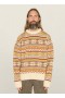 Duke Fair Isle Crew Neck Jumper Cream Multi | Men’s YMC