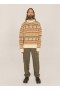 Duke Fair Isle Crew Neck Jumper Cream Multi | Men’s YMC