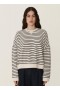 Earth Almost Grown Sweatshirt Ecru Navy | Women’s YMC