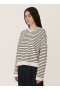 Earth Almost Grown Sweatshirt Ecru Navy | Women’s YMC