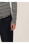 Earth Charlotte Long-Sleeved T-Shirt Navy White | Women’s YMC