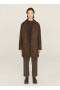 Eno Melton Wool Coat Brown | Women’s YMC