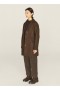 Eno Melton Wool Coat Brown | Women’s YMC