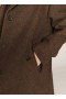 Eno Melton Wool Coat Brown | Women’s YMC