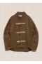 Erkin Melton Wool Duffle Jacket Brown | Men’s YMC