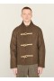 Erkin Melton Wool Duffle Jacket Brown | Men’s YMC