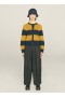 Foxtail Stripe Cardigan Navy Yellow | Women’s YMC
