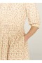 Garden Needlecord Dress Ecru Multi | Women’s YMC