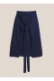 George Seersucker Skirt Indigo | Women’s YMC