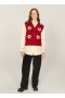 Heidi Flower Vest Red | Women’s YMC
