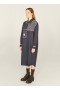 Judy Poplin Dress Navy | Women’s YMC