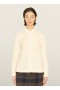 Marianne Doublecloth Cotton Shirt White | Women’s YMC