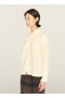 Marianne Doublecloth Cotton Shirt White | Women’s YMC