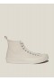 Men’s Vulcanised High Top Sneakers Off White | Men’s YMC
