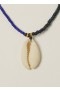 Nungwi Indigo Denim Beaded Short Necklace Blue | Men’s YMC