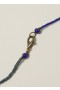 Nungwi Indigo Denim Beaded Short Necklace Blue | Men’s YMC