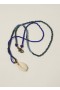 Nungwi Indigo Denim Beaded Short Necklace Blue | Men’s YMC