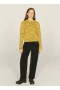 Pez Space Dyed Crew Neck Jumper Yellow Multi | Women’s YMC