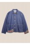 PJ Embroidered Denim Overshirt Indigo | Men’s YMC