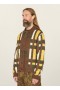 Rat Pack Brushed Cardigan Brown Multi | Men’s YMC
