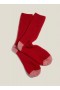 Royalties Benji Recycled Wool Socks Rouge | Women’s YMC