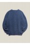 Suedehead Crew Neck Jumper Blue | Men’s YMC