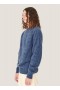 Suedehead Crew Neck Jumper Blue | Men’s YMC