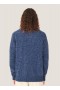 Suedehead Crew Neck Jumper Blue | Men’s YMC