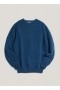 Suedehead Crew Neck Jumper Blue | Men’s YMC