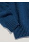 Suedehead Crew Neck Jumper Blue | Men’s YMC