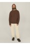 Suedehead Crew Neck Jumper Brown | Men’s YMC