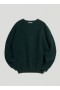 Suedehead Crew Neck Jumper Green | Men’s YMC