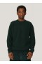 Suedehead Crew Neck Jumper Green | Men’s YMC