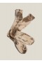 Tie Dye Cotton Rib Sock Brown | Men’s YMC