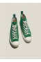Women’s Vulcanised High Top Sneakers Green | Women’s YMC